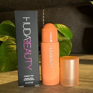 Huda Beauty Cheeky Tint Blush Stick *Perky Peach* 5 g Full Size NIB